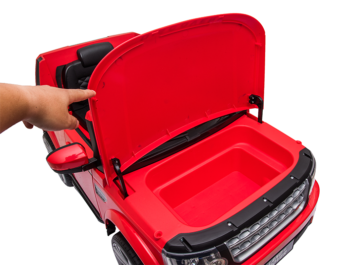 Kids Electric Ride On Land Rover Discovery 12v Single Seat Red - Image 30