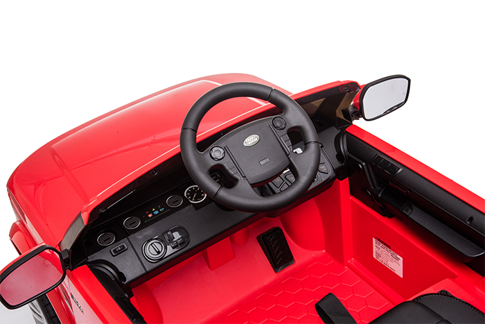 Kids Electric Ride On Land Rover Discovery 12v Single Seat Red - Image 32