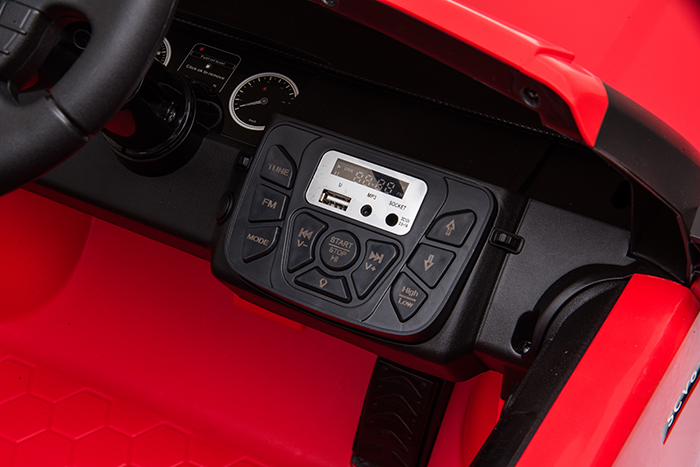 Kids Electric Ride On Land Rover Discovery 12v Single Seat Red - Image 38