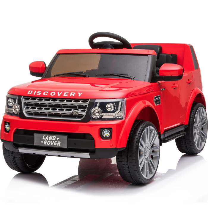 Kids Electric Ride On Land Rover Discovery 12v Single Seat Red - Image 2