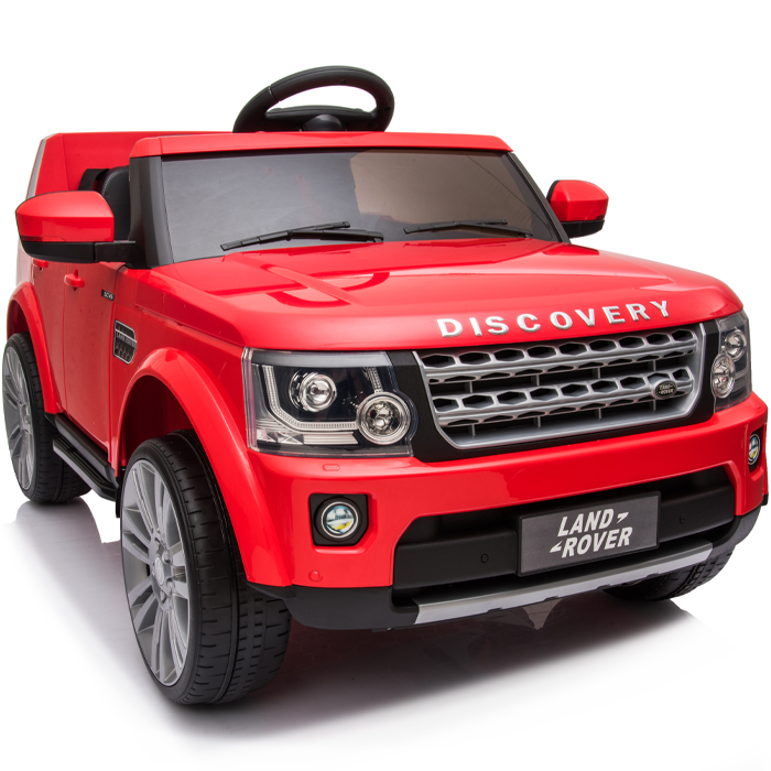 Kids Electric Ride On Land Rover Discovery 12v Single Seat Red - Image 7