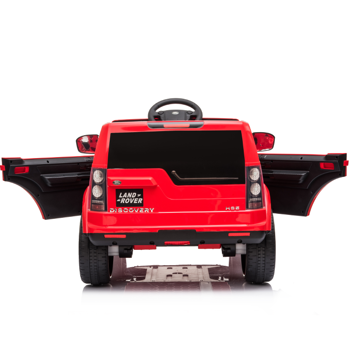 Kids Electric Ride On Land Rover Discovery 12v Single Seat Red - Image 11