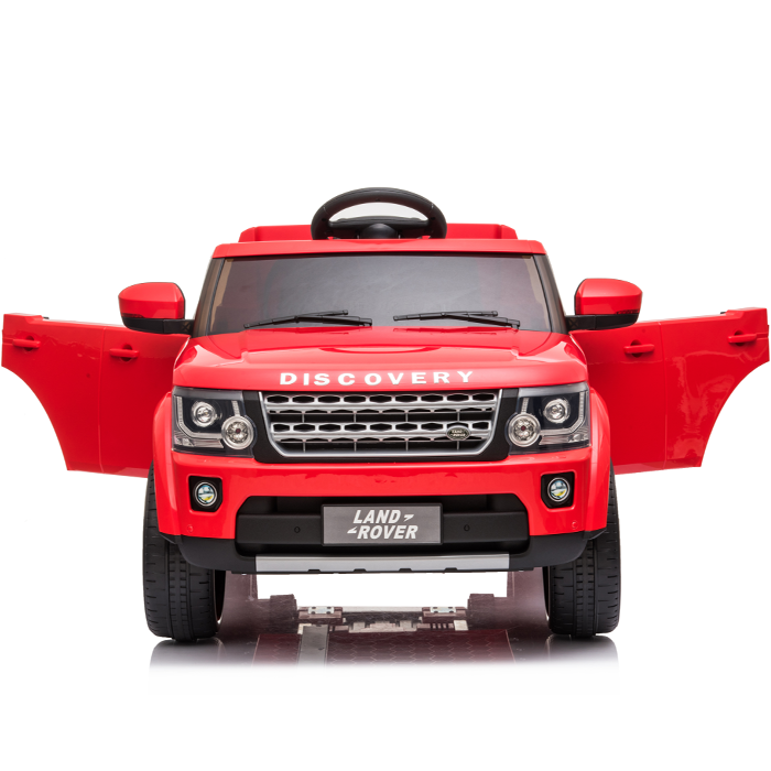Kids Electric Ride On Land Rover Discovery 12v Single Seat Red - Image 9