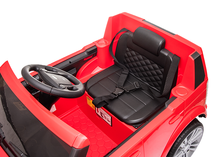 Kids Electric Ride On Land Rover Discovery 12v Single Seat Red - Image 16