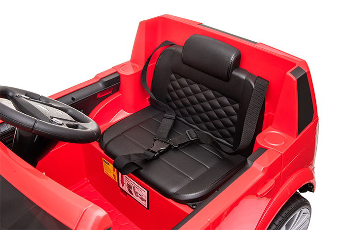 Kids Electric Ride On Land Rover Discovery 12v Single Seat Red - Image 17