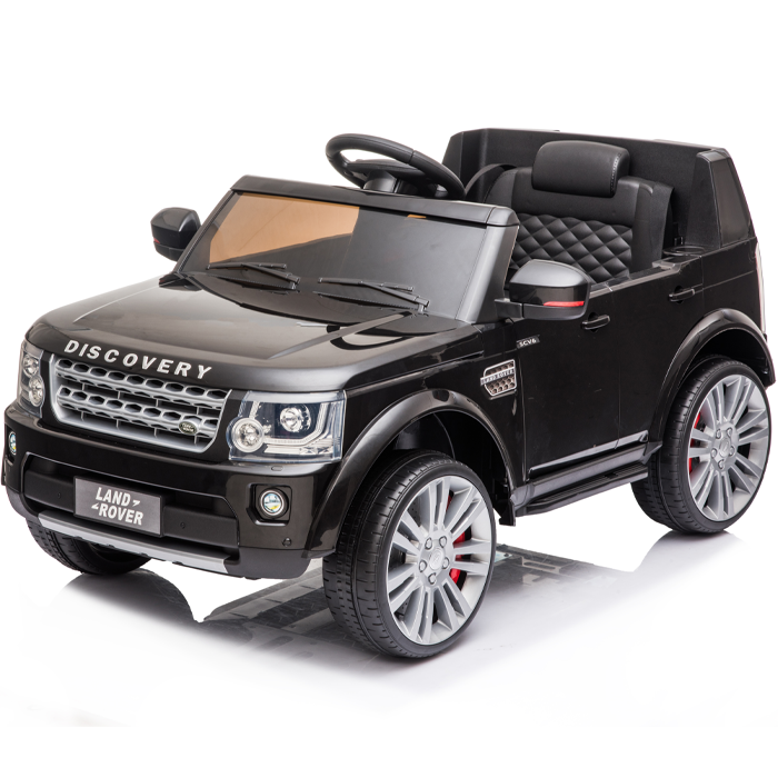 Kids Electric Ride On Land Rover Discovery 12v Single Seat - Black - Image 4