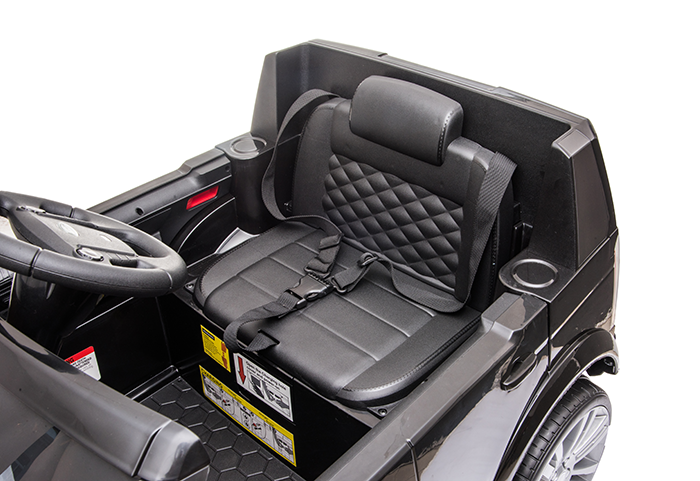 Kids Electric Ride On Land Rover Discovery 12v Single Seat - Black - Image 15