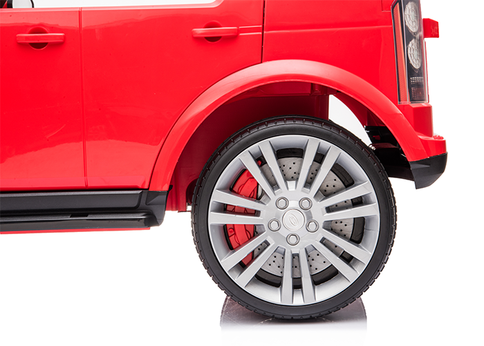 Kids Electric Ride On Land Rover Discovery 12v Single Seat Red - Image 24