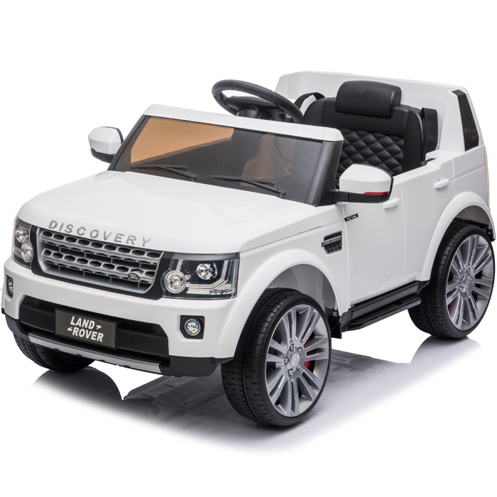 Kids Electric Ride On Land Rover Discovery 12v Single Seat - White - Image 5