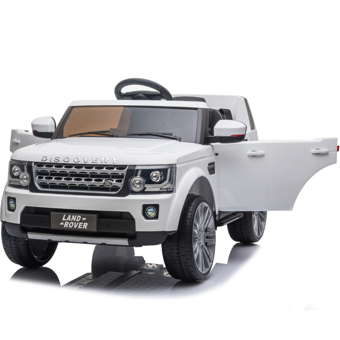 Kids Electric Ride On Land Rover Discovery 12v Single Seat - White - Image 6