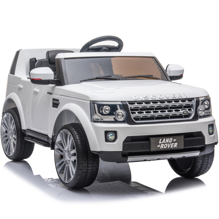 Kids Electric Ride On Land Rover Discovery 12v Single Seat - White - Image 7