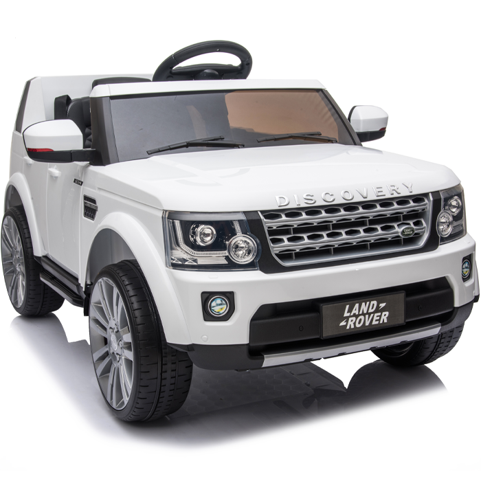 Kids Electric Ride On Land Rover Discovery 12v Single Seat - White - Image 8