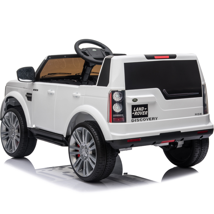 Kids Electric Ride On Land Rover Discovery 12v Single Seat - White - Image 10
