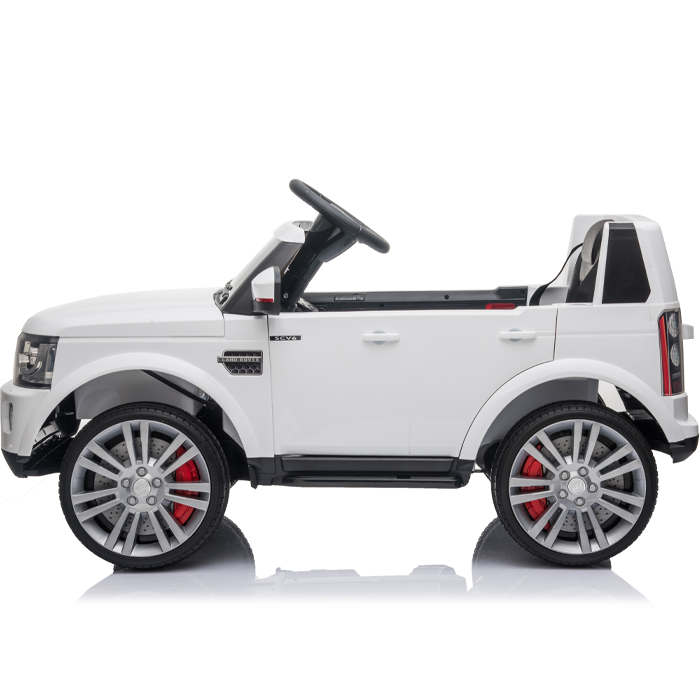 Kids Electric Ride On Land Rover Discovery 12v Single Seat - White - Image 16