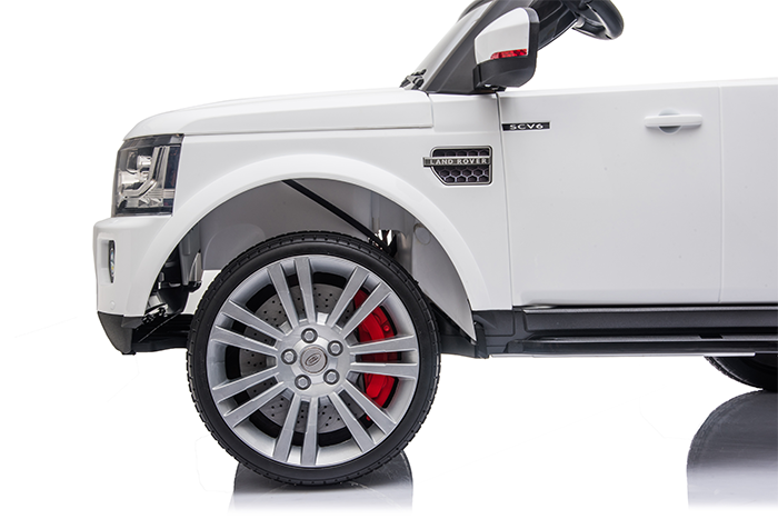 Kids Electric Ride On Land Rover Discovery 12v Single Seat - White - Image 25