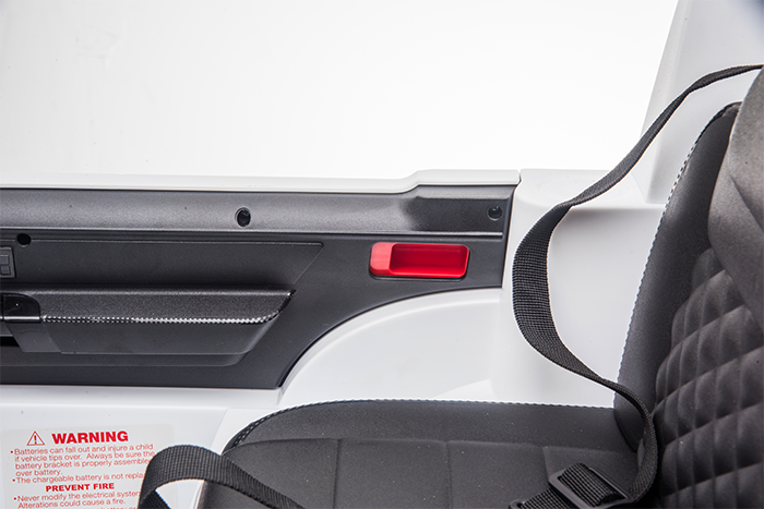 Kids Electric Ride On Land Rover Discovery 12v Single Seat - White - Image 26