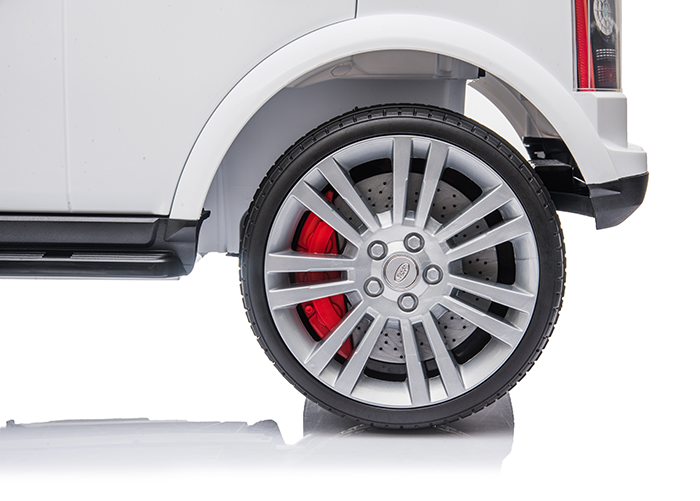 Kids Electric Ride On Land Rover Discovery 12v Single Seat - White - Image 34