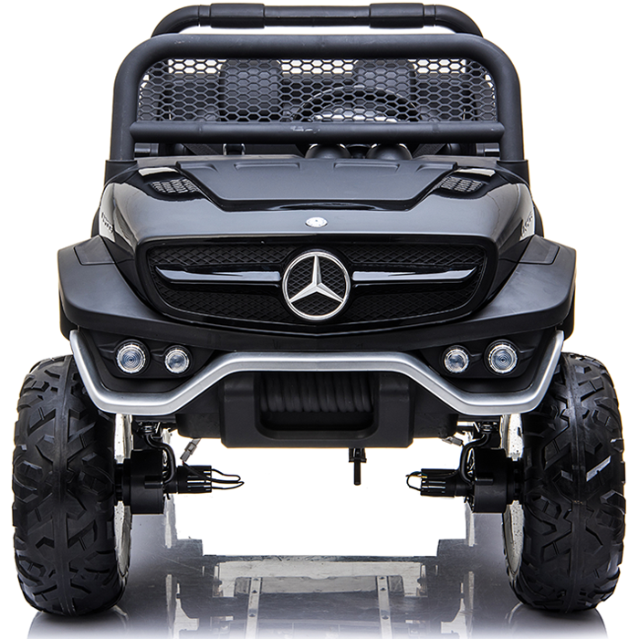 Kids Ride On Mercedes-Benz UniMog - 12V Black - Image 8