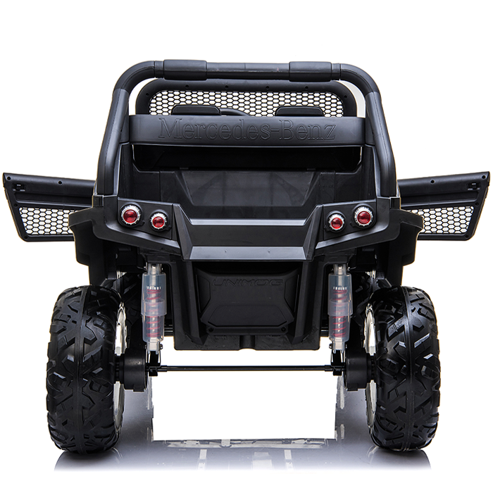 Kids Ride On Mercedes-Benz UniMog - 12V Black - Image 11