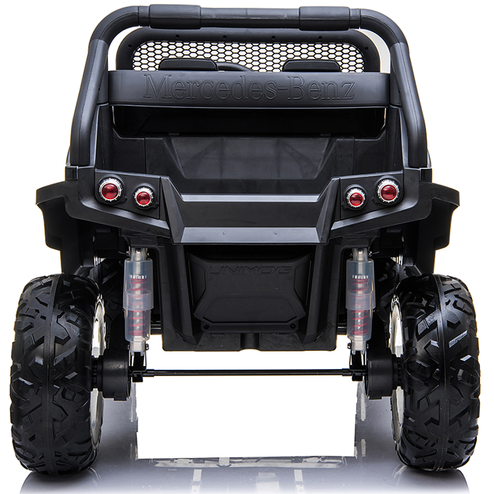 Kids Ride On Mercedes-Benz UniMog - 12V Black - Image 10