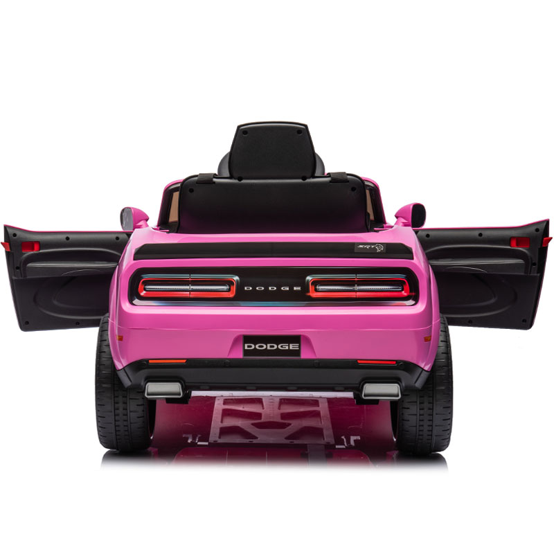 Kids Electric Ride On 12V Dodge Challenger Pink Ride on Kids Car
