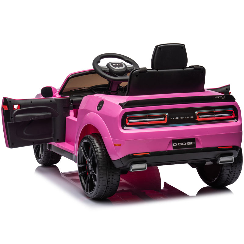 Kids Electric Ride On 12V Dodge Challenger Pink Ride on Kids Car