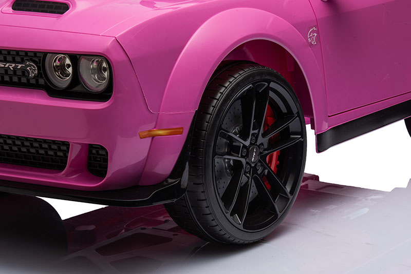 Kids Electric Ride On 12V Dodge Challenger Pink Ride on Kids Car
