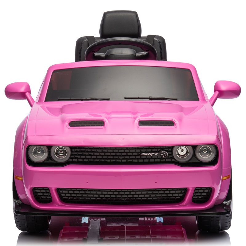 Kids Electric Ride On 12V Dodge Challenger Pink Ride on Kids Car
