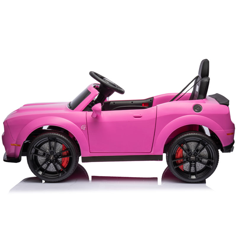 Kids Electric Ride On 12V Dodge Challenger Pink Ride on Kids Car