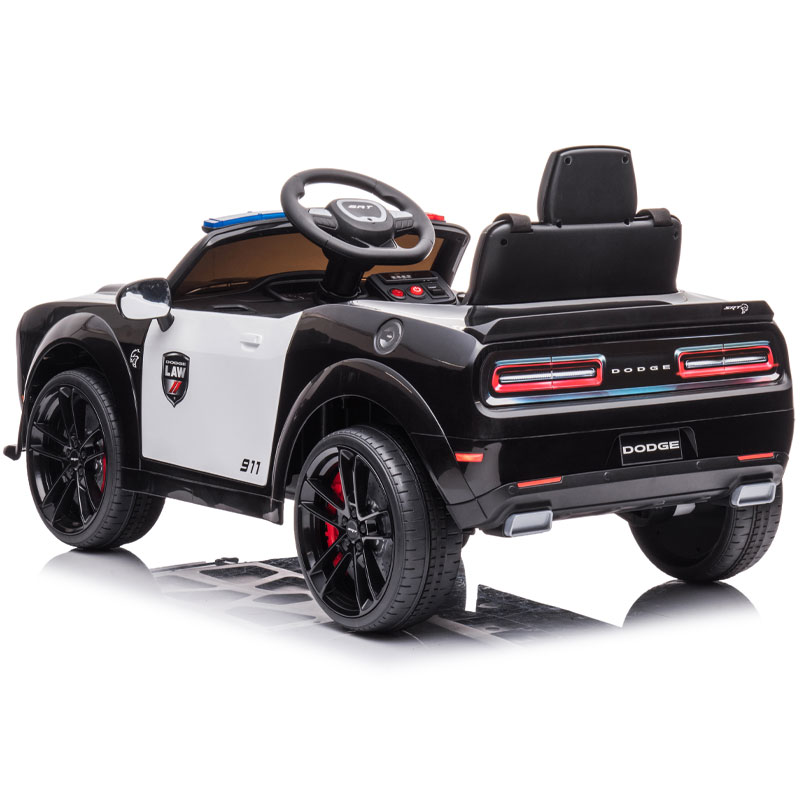 Kids Electric Ride On 12V Dodge Challenger Ride on Police Car