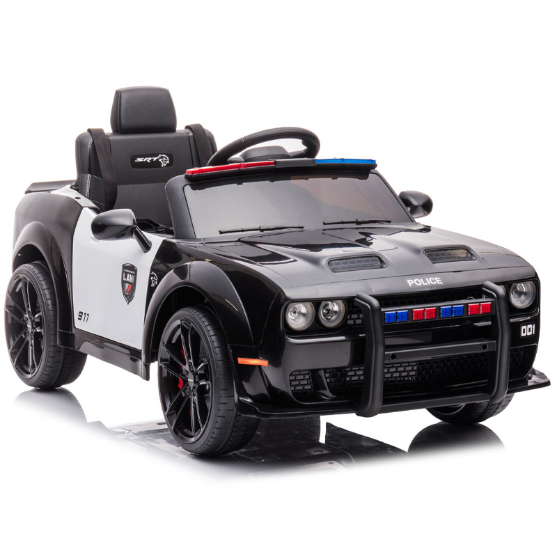Kids Electric Ride On 12V Dodge Challenger Ride on Police Car