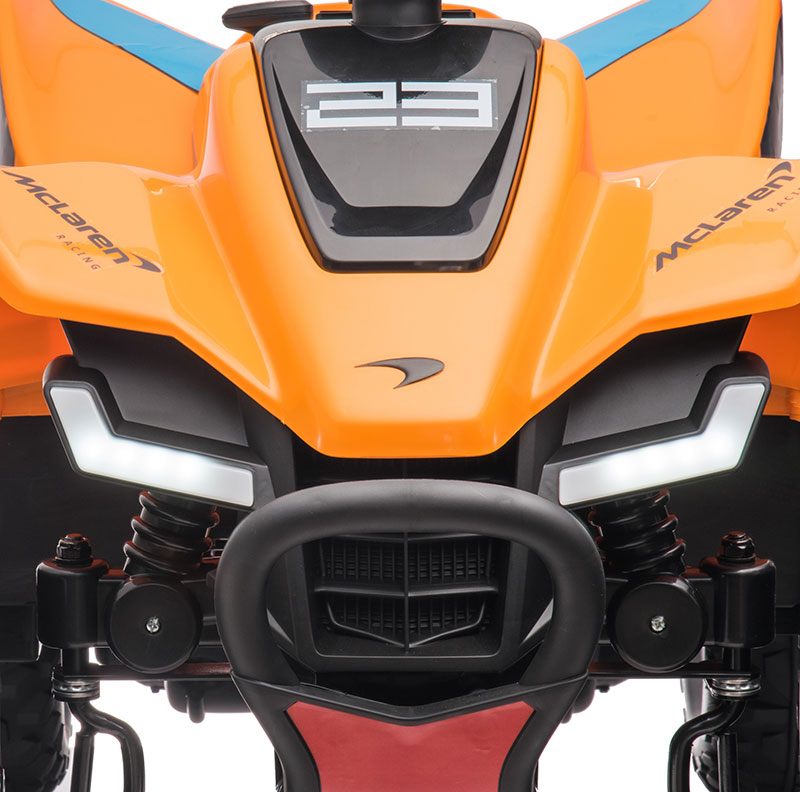 Kids Ride On 12V Electric McLaren Quad Bike Orange