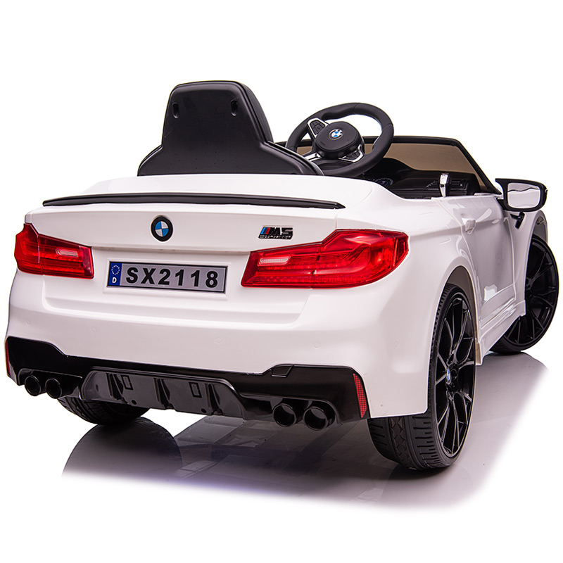 Kids Electric Ride On 12V BMW M5 Convertible White